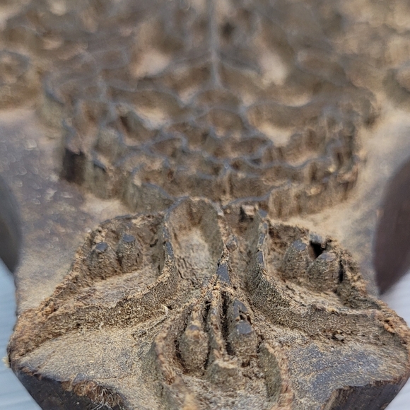 🇮🇳 India Wooden Fabric Printing Block 🇮🇳 Vintage 🇮🇳 Shesham Wood - Antique - Picture 8 of 12